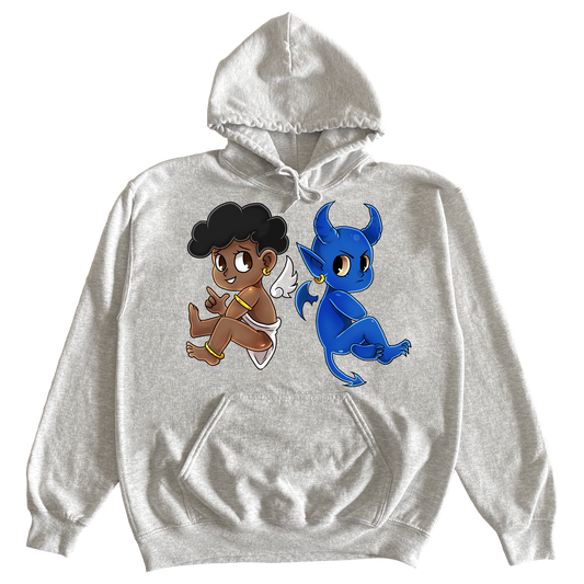 BESTFRIENDS IN WAR HOODIE 2.0 ( GREY )